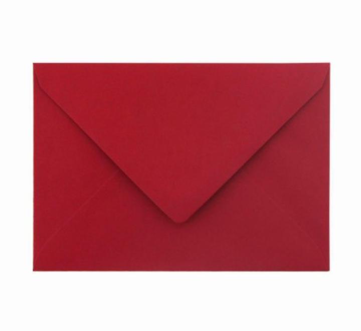 Színes boríték C6 piros