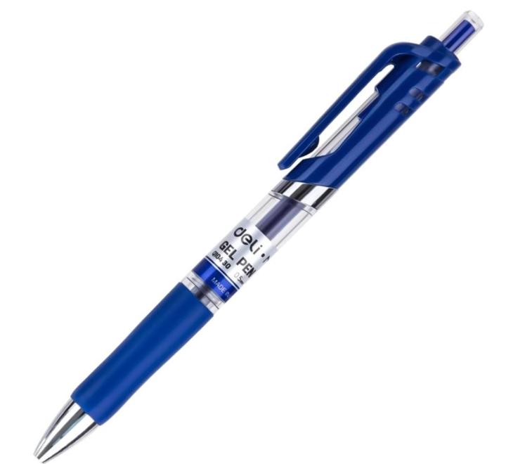 Zselés golyóstoll 0.5mm  kék Mate - Deli