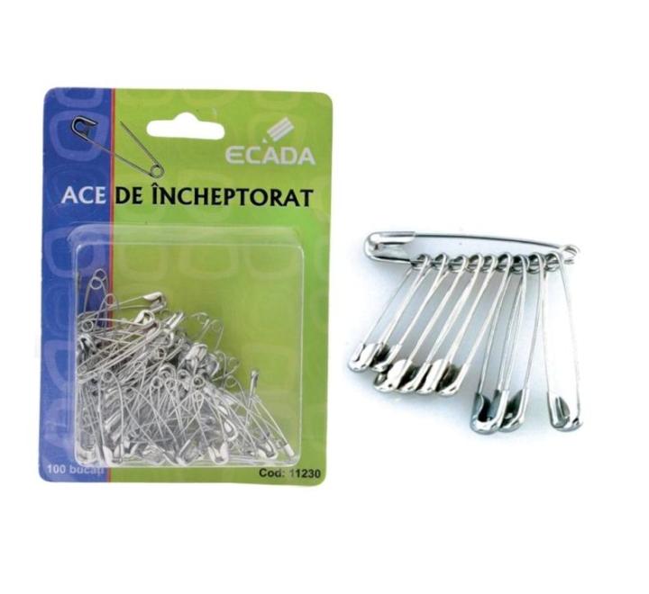 Biztosítótű 100/doboz 30mm Ecada