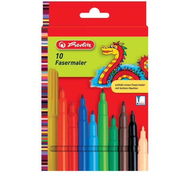 Filctoll  10 szín Herlitz