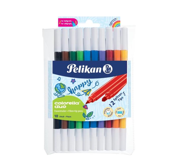 Dupla végű filctoll colorella duo C407 10 culori