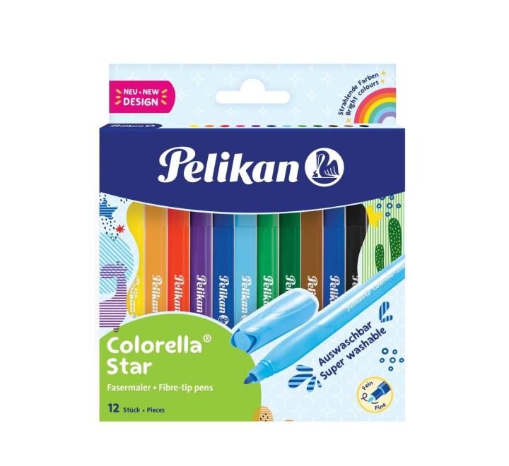 Filctoll 12 szín Pelikan Colorella Star C302
