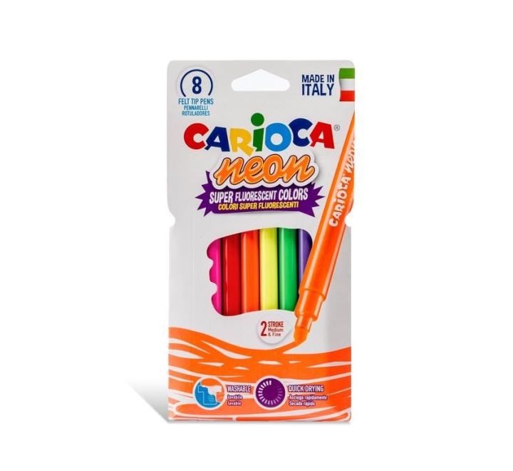 Filctoll neon Carioca 8 szín