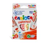 Filctoll pecsételővel 6 szín Carioca Stamperello