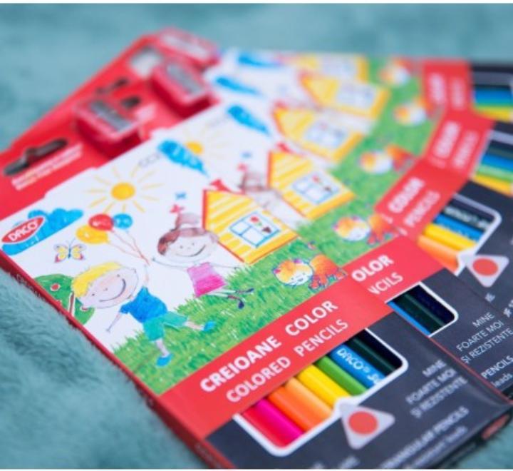 Színes ceruza 12 szín Daco