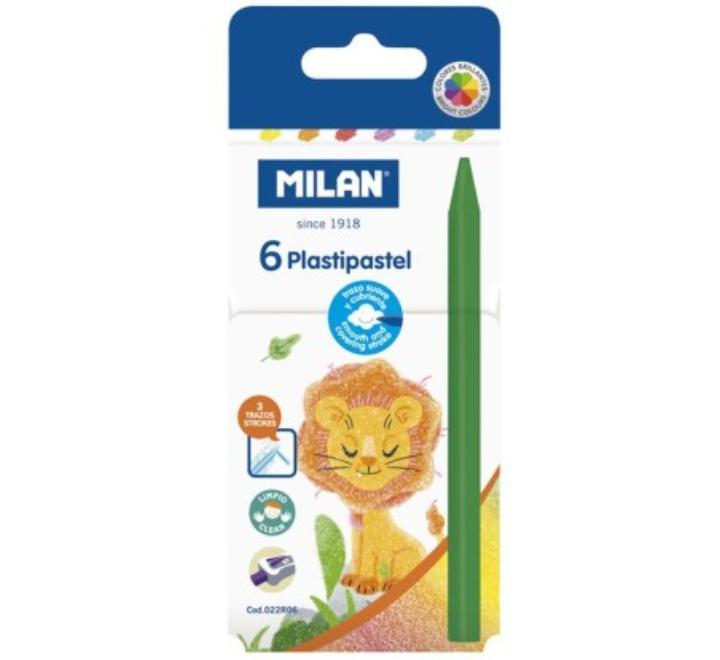 Zsírkréta 6 szín Milan