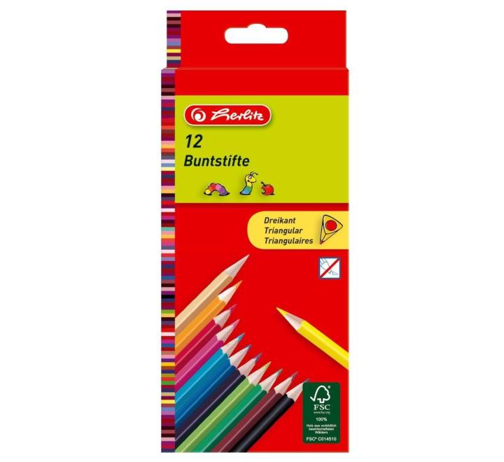 Színes ceruzák 12 szín Herlitz