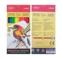 Creioane coloraterr 12 color Neon Daco