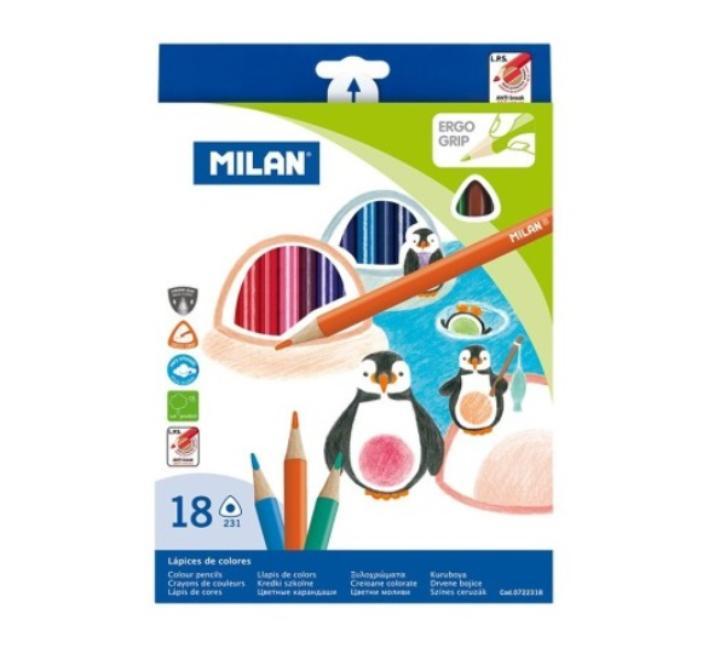 Színes ceruza 18 szín Milan