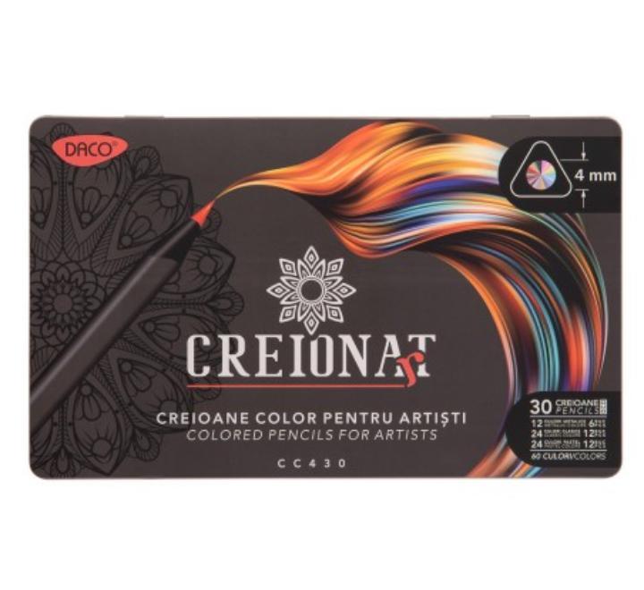 Színes ceruza 30/szett Daco