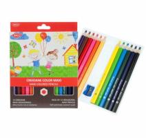 Színes ceruza 12 szín Maxi háromszögű Daco