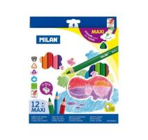 Creion color 12 culori Maxi Milan