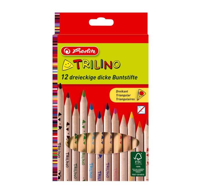 Színes ceruza riunghuilar trilino 12/set Herlitz