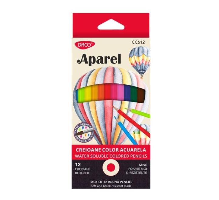 Akvarell ceruza 12 szín Daco CC612