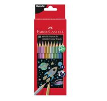 Színes ceruza 10 metalizált szín Faber-Castell
