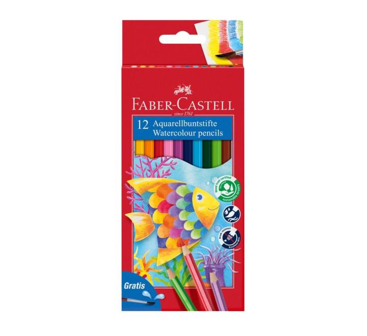 Akvarell ceruza 12 szín Faber-Castell