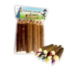 Színes ceruzák mogyorófából