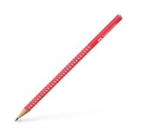 Creion grafit B Sparkle 2022 rosu Faber-Castell