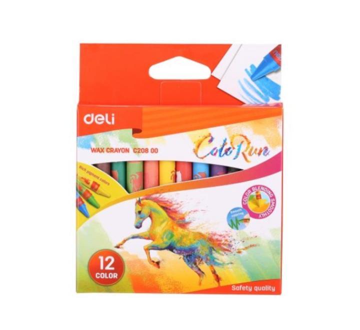 Zsírkréta 12 szín Deli