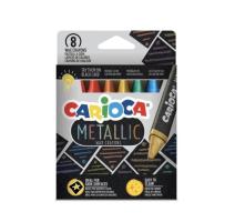 Zsírkréta 8 metalizált szín Carioca