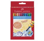 Zsírkréta 12 szín állítható Faber-Castell