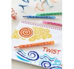 Zsírkréta 12 szín állítható Faber-Castell