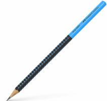 Creion grafit B Grip 2001 two tone albastru-negru
