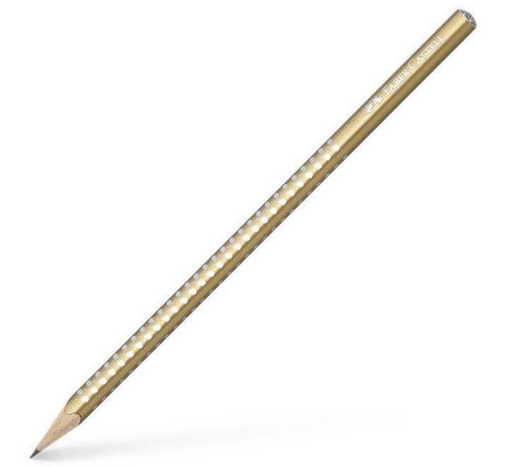 Grafitceruza B Sparkle arany Faber-Castell