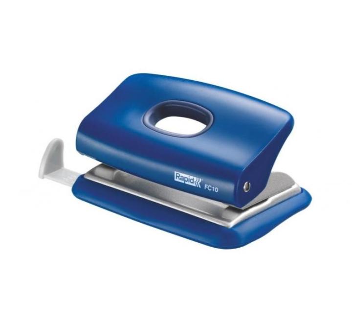 Lyukasztó 10 lap FC10 kék Rapid