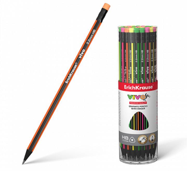 Vivo HB háromszög alakú ceruza radirral EK