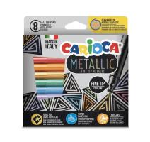 Filctoll 8 metalizált szín Metallic Carioca