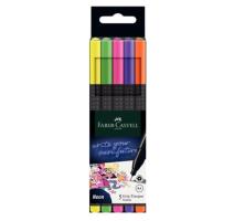 Liner Grip Finepen Faber-Castell 5/set neon