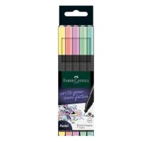 Liner Grip Finepen Faber-Castell 5/set pastel