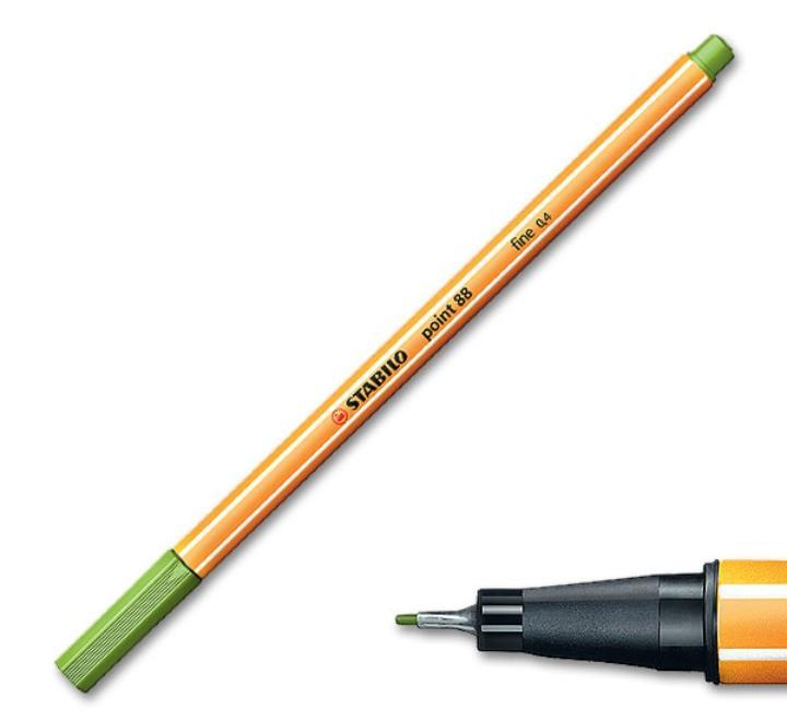 Filctoll 0.4mm Stabilo Point 88/33 - zöld