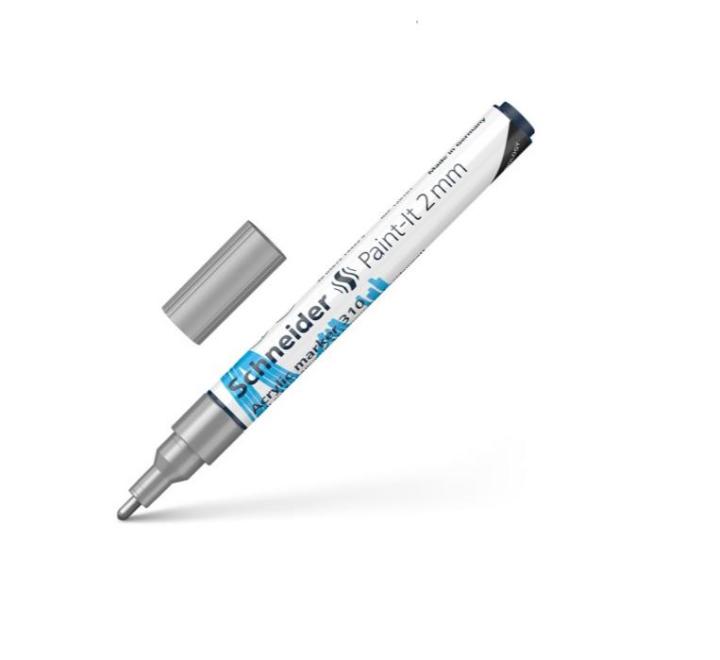 Akrill marker festék 2mm Paint-It 310  ezüst