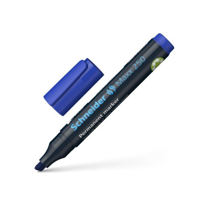 Permanens marker 250 Schneider 2-7mm kék
