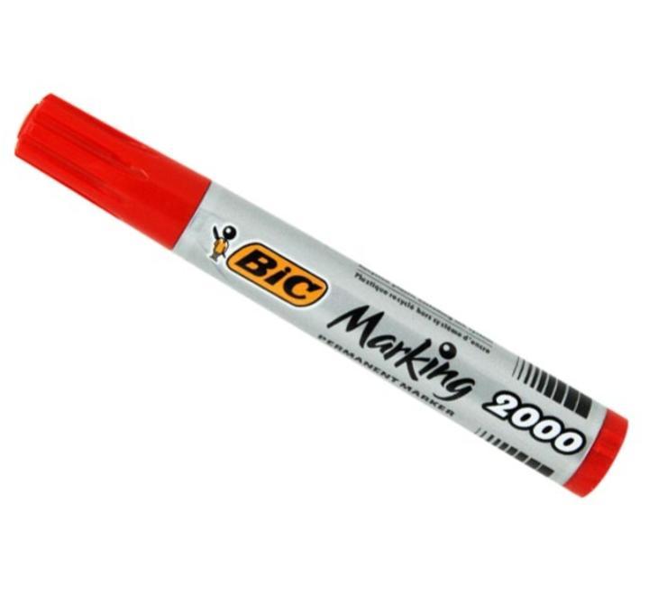 Permanens marker 2000 Bic piros