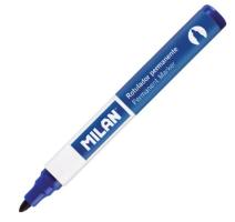 Permanens marker kerek heggyel kék Milan