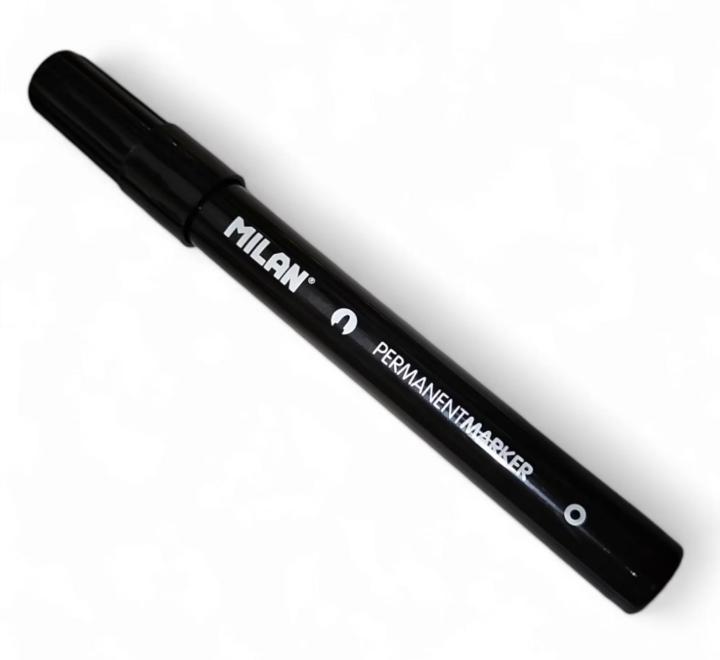 Permanens marker kerek heggyel fekete Milan