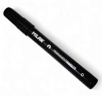 Permanens marker kerek heggyel fekete Milan