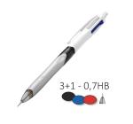 Golyóstoll 3 szín + 1 töltött ceruza Bic