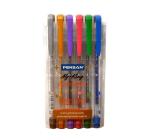 Zselés golyóstoll csillámos My King Pensan