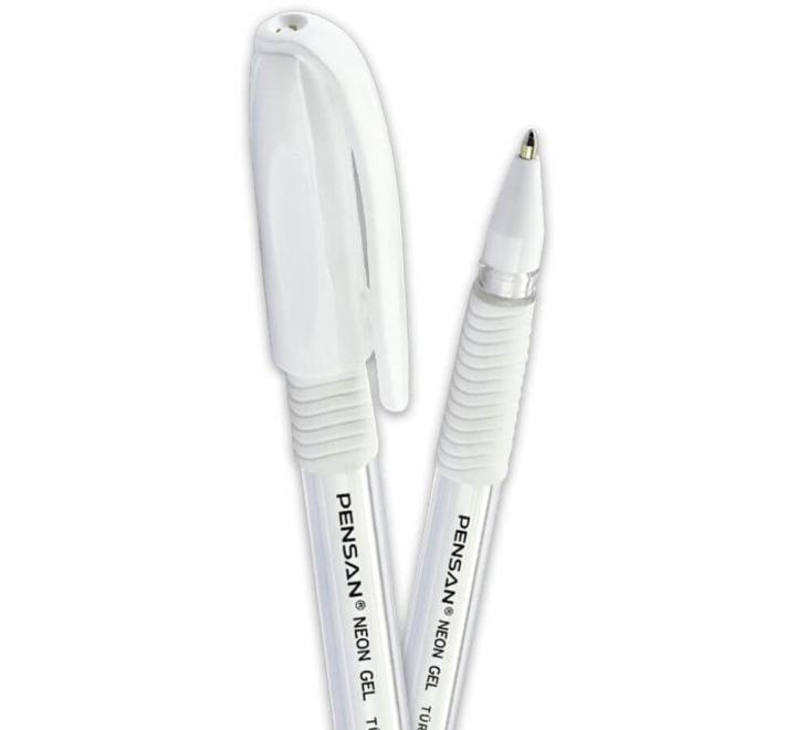 Zselés golyóstoll Pensan neon fehér