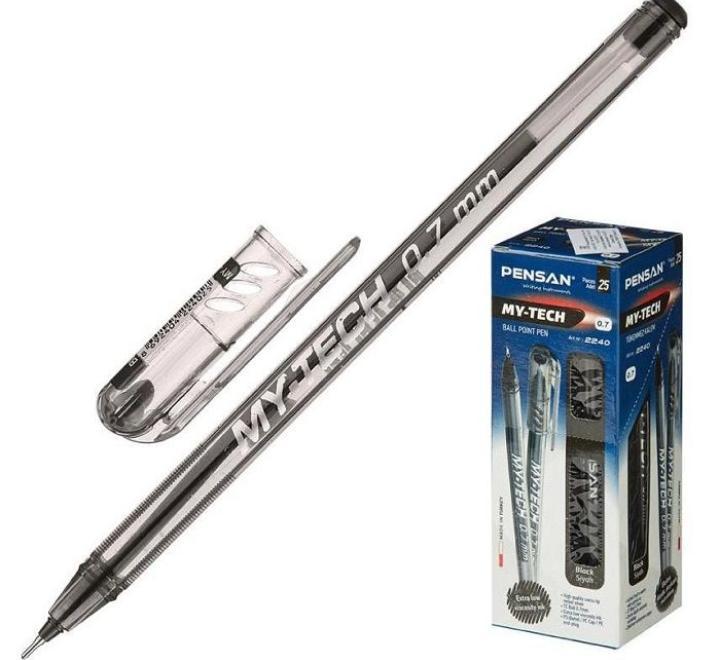 Golyóstoll Pensan My Tech 0.7mm, fekete