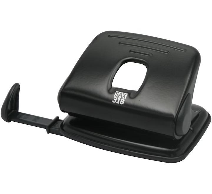 20 lapos lyukasztó Sax 318 fekete