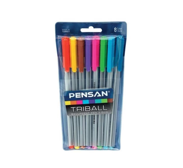 Golyóstoll 8 szín Pensan Triball