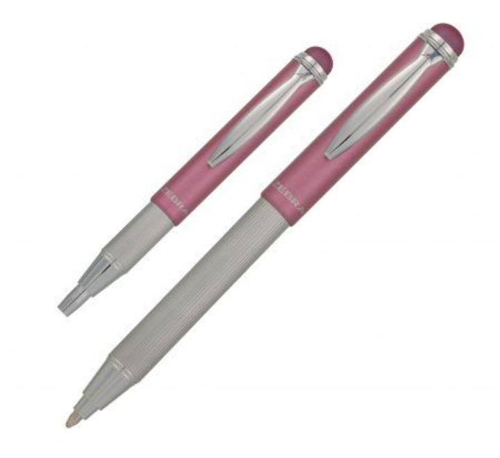 Golyóstoll Zebra Telescopic Stylus rózsaszín