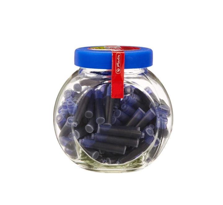 Tintapatron készlet 100/szett Herlitz kék