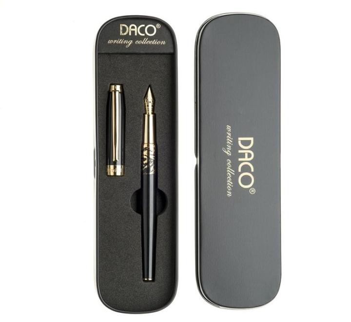 Töltőtoll fém Decebal Daco fekete