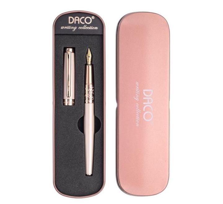 Töltőtoll fém Bujor de munte Daco rózsaszín